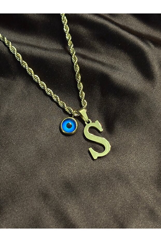 Vip Steel Twist Rope Model Chain S Letter Necklace