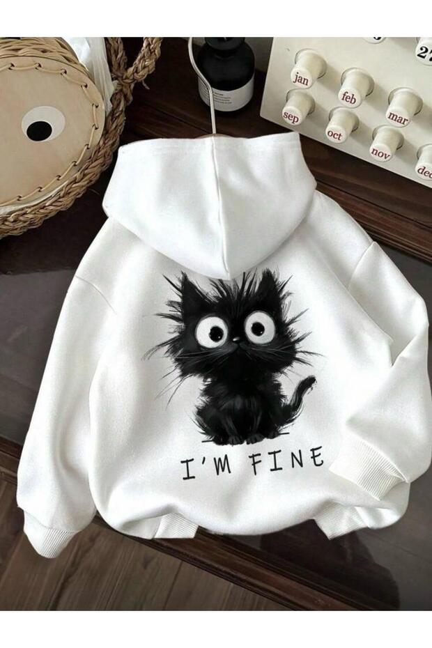 kapşonlu sweatshirt - 1