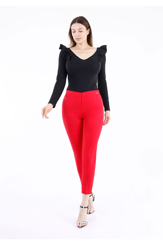 Classic Crop Tight-Leg Pants