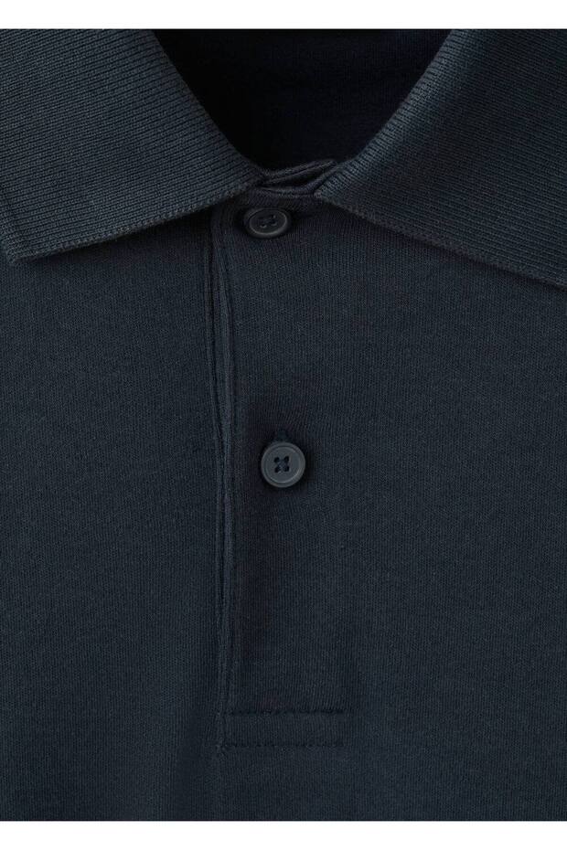 Regular kesim triko polo kazak - 7