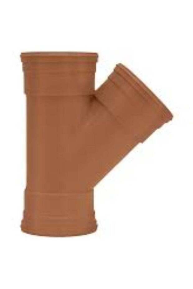 KNP Red Y Tee UPVC Pipe Fitting (4-inch) is a robust, versatile component used in piping systems to - 1