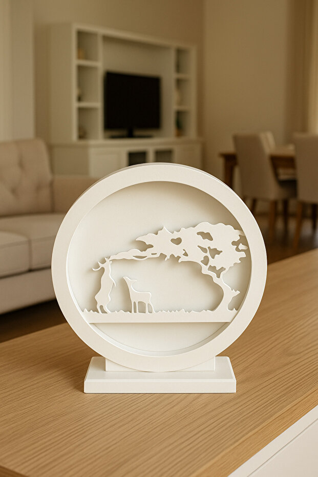 DEKORATİF LEDLİ GEYİK FİGÜRÜ - 4