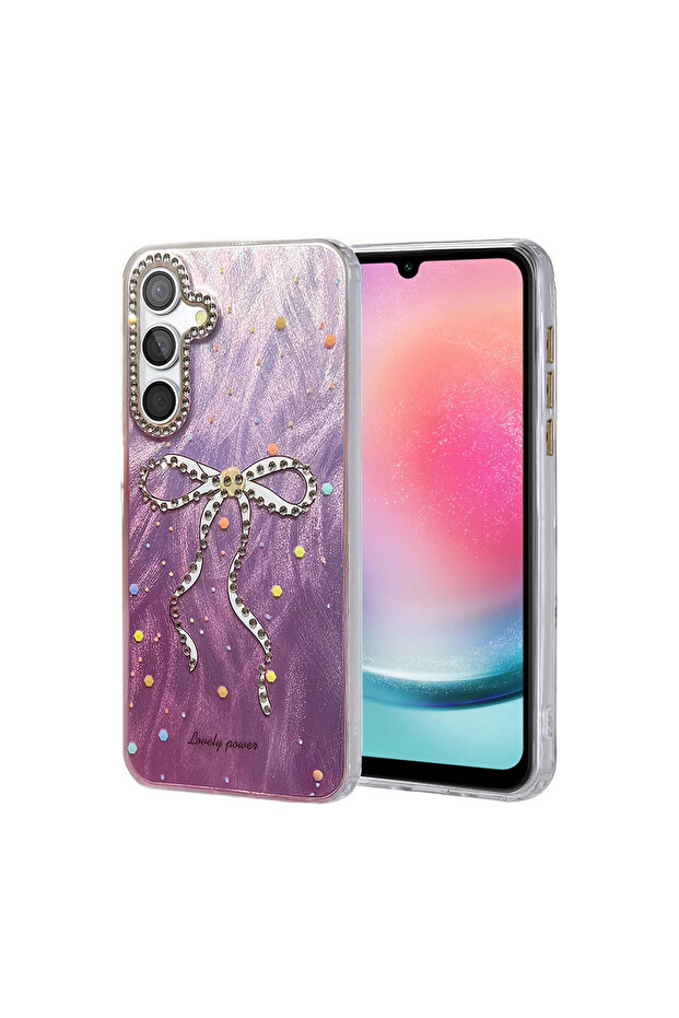 غطاء حماية لهاتف Galaxy A24 4G بنمط مرآة - نمط 1 - 1