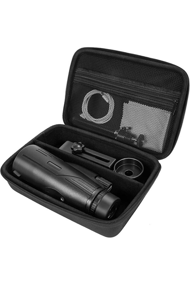 Monocular Telescope Case, Compatible with Multiple Monoculars - Black (Case Only)
