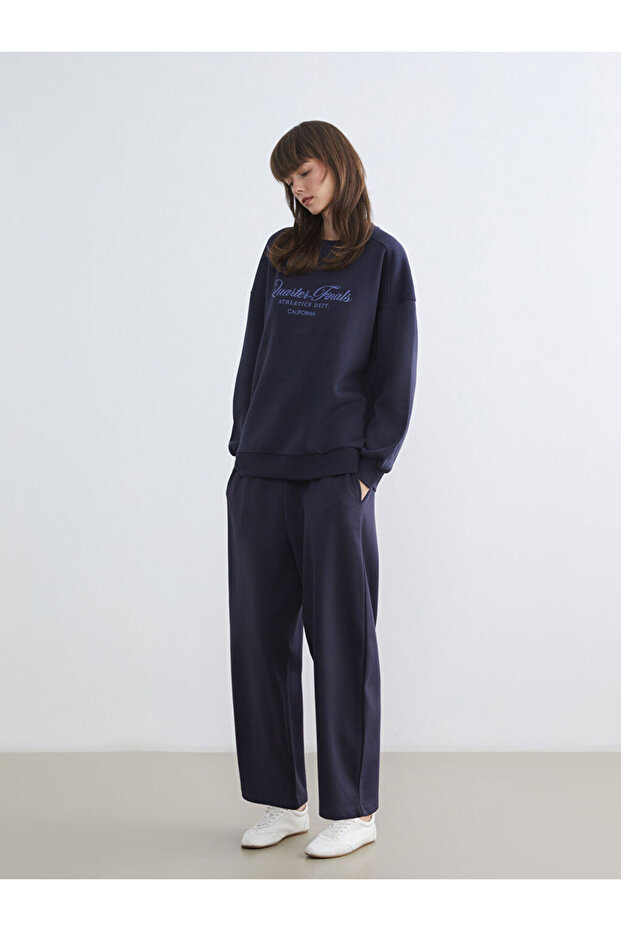 Esvab • Modern & Distinctive Women's Thick Sweatpants with Waist Drawstring