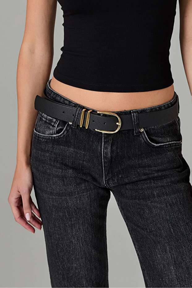 İspanyol Paça Orta Bel Jean - 1