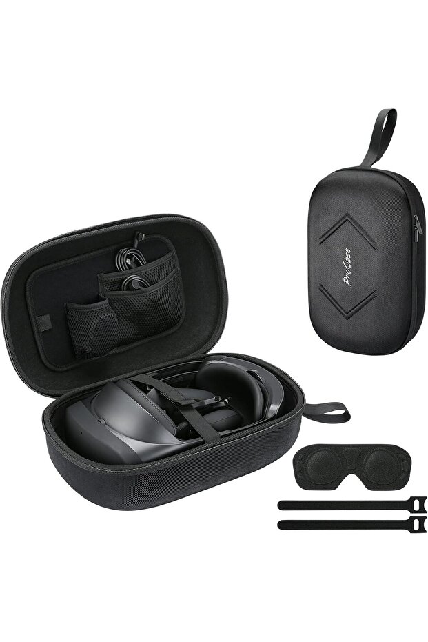 Hard Travel Carrying Case Compatible with Meta/Oculus Quest Pro - Black