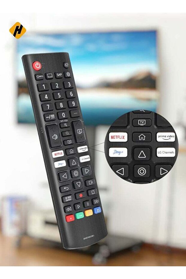 Universal Remote Control Replacement for LG TVs - 1