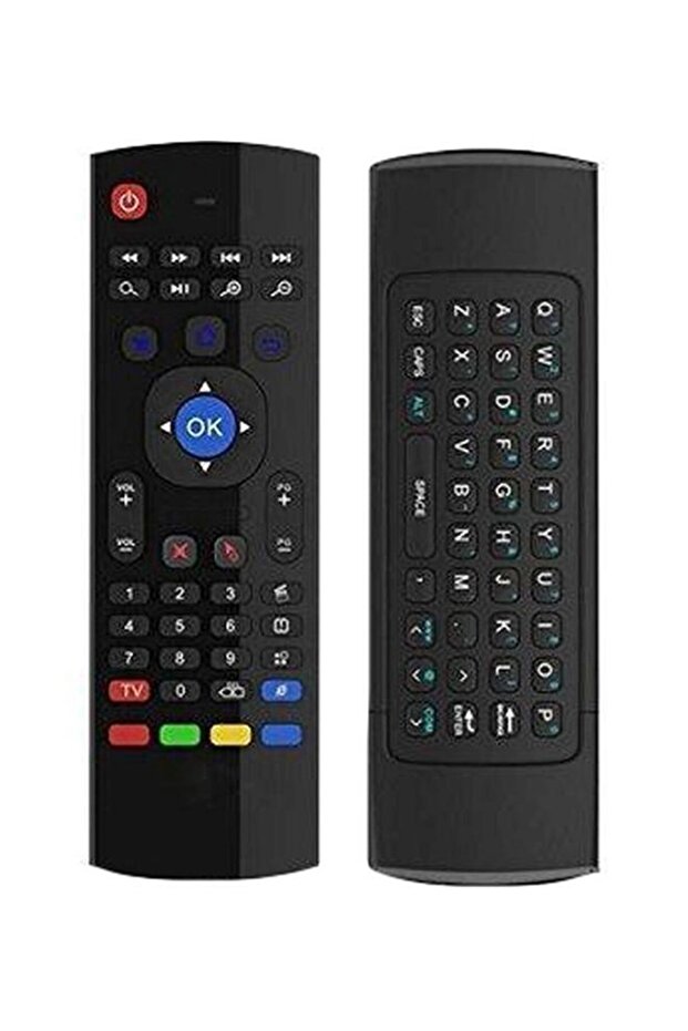 جهاز تحكم عن بعد لاسلكي بالماوس الهوائي باللون الأسود/الأحمر/الأصفر - 1