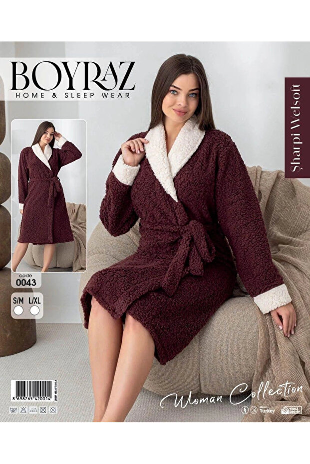 Boyraz 0043 المرأة Sharpi Welsolf روب