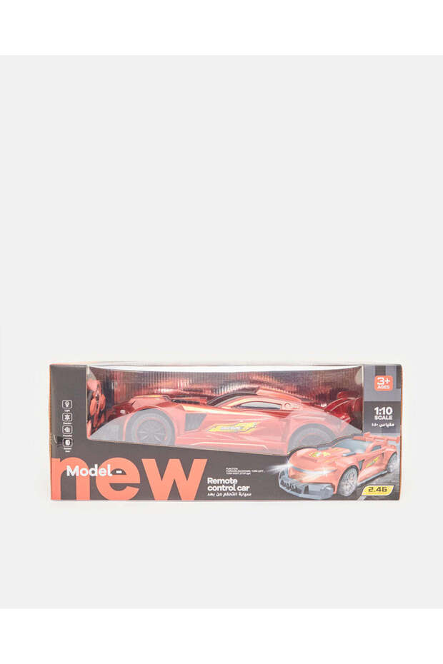 Boys Red Chargeable Car With Remote Control (2 Piece)