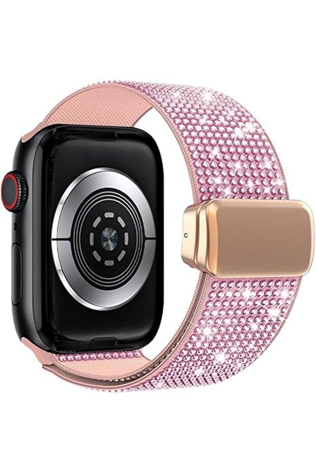 Elastic Sparkle Nylon Stretchy Watch Band for Apple Watch 41MM 40MM 38MM
