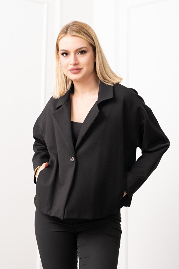 سترة لوسنت بجيب جانبي بزر واحد 8625 - 3