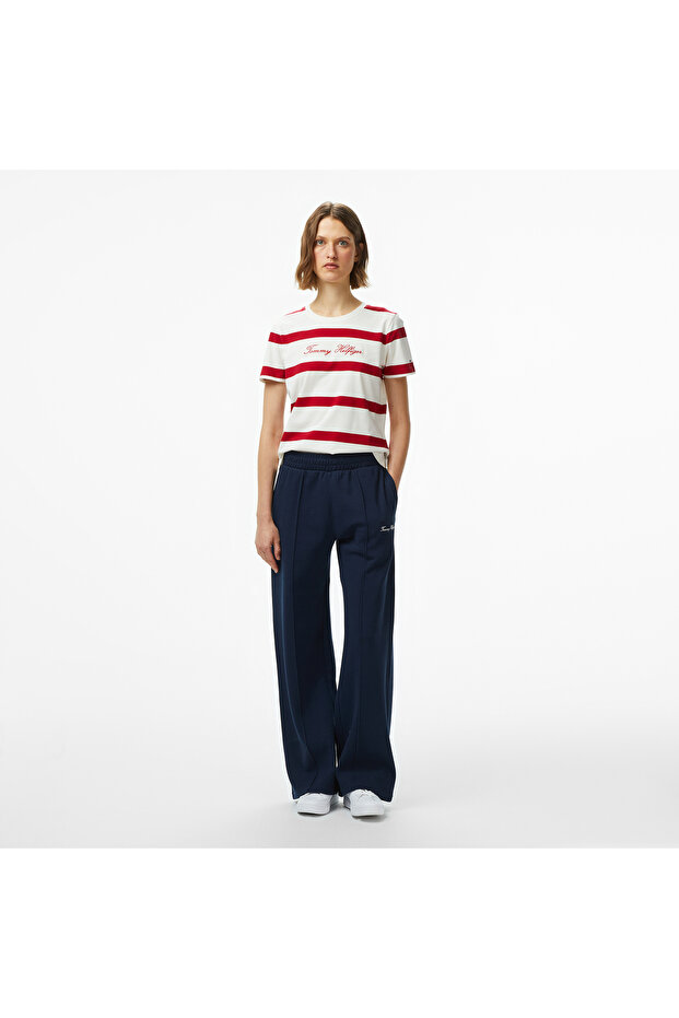 Script Regular Kadın Beyaz T-Shirt - 3