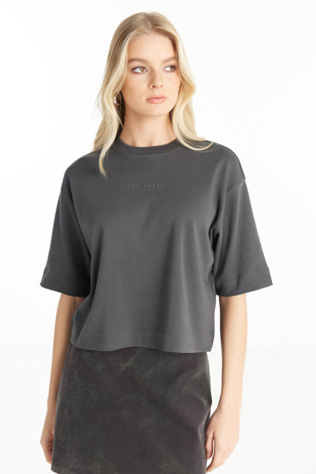 ANTRASİT KUTU FORM TSHİRT - 3