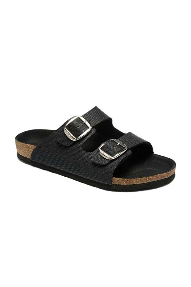 Arizona Big Buckle Fl Black Unisex Slippers 1011075-20026