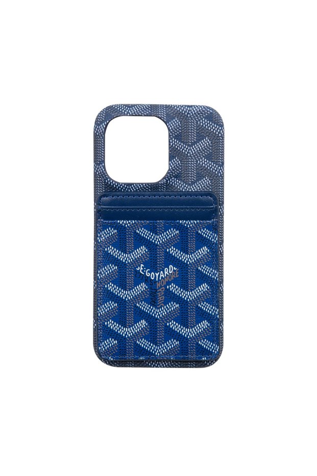 Blue Card Holder Magsafe Phone Case Dk289 iPhone 16 Pro