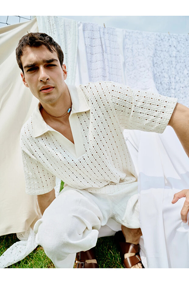 Breeze Oversize Polo Yaka Triko
