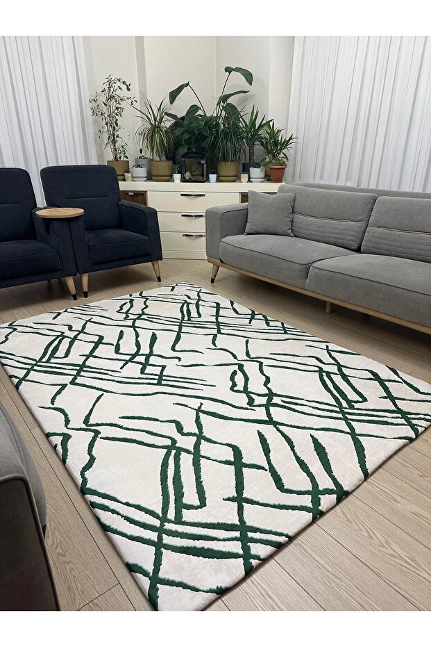 Premium Elastic Carpet Cover – Thick Micro Fleece, Non-Slip, Washable – 4m² & 6m²