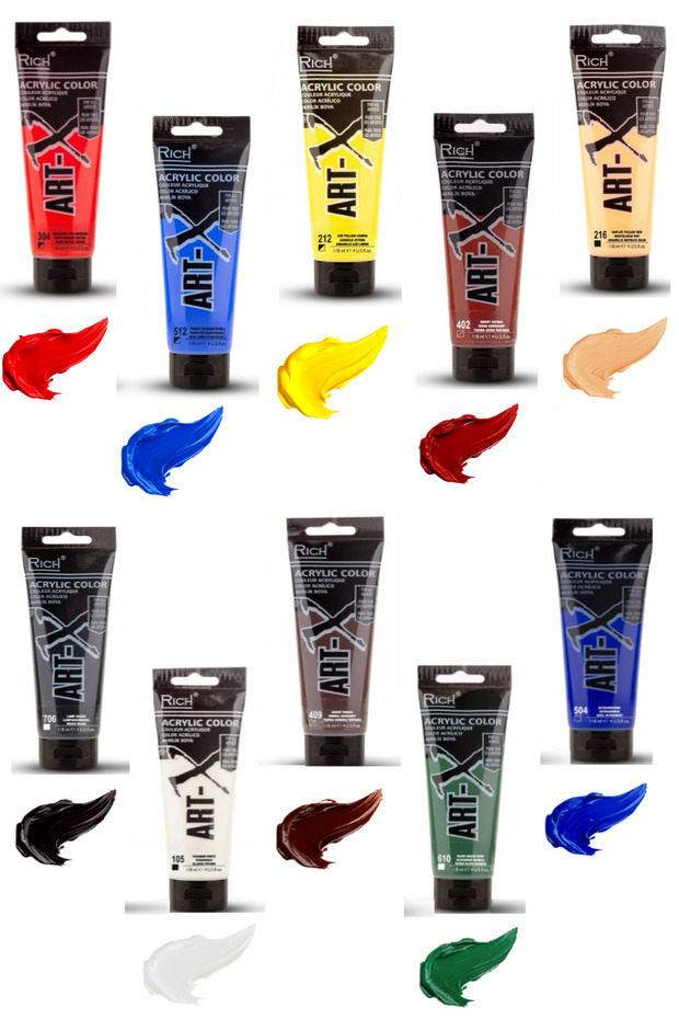 Profesyonel 65 Parça Sanat Seti - 4