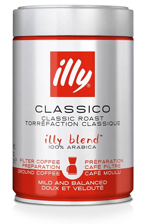 Illy ground coffee, Classico filter, 250g