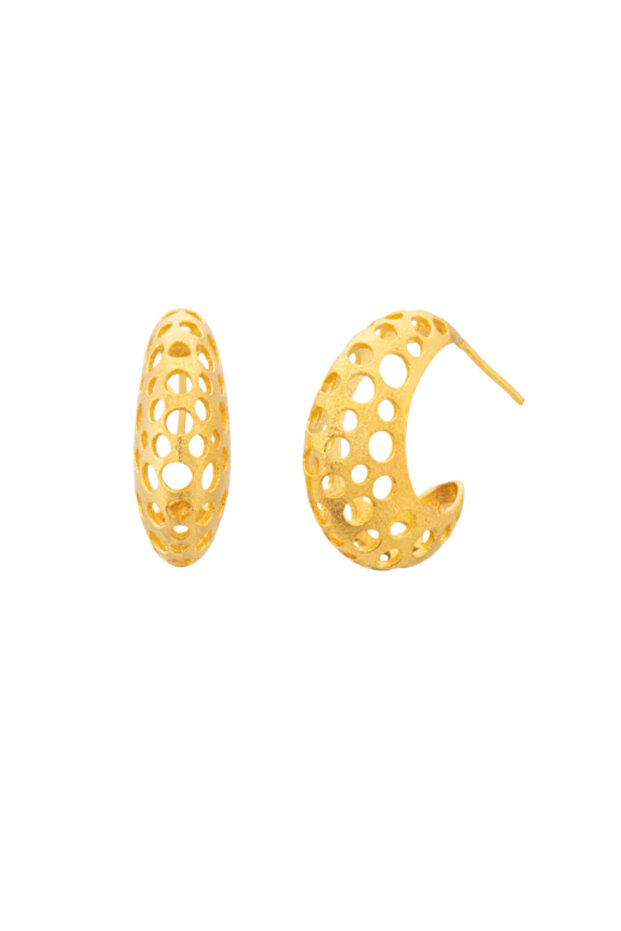 Perforated Halka Küpe
