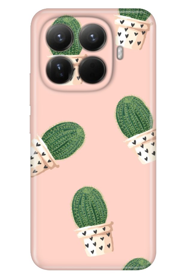 Xiaomi Mi 15t Pro Case Patterned Silicone Printed Cover Cactus