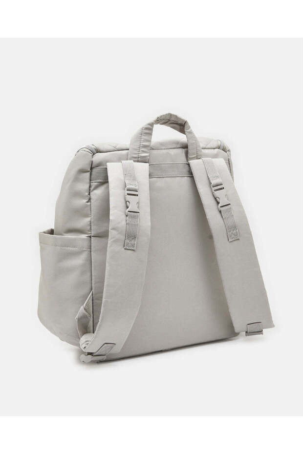 حقيبة ظهر حفاضات رمادية - 3