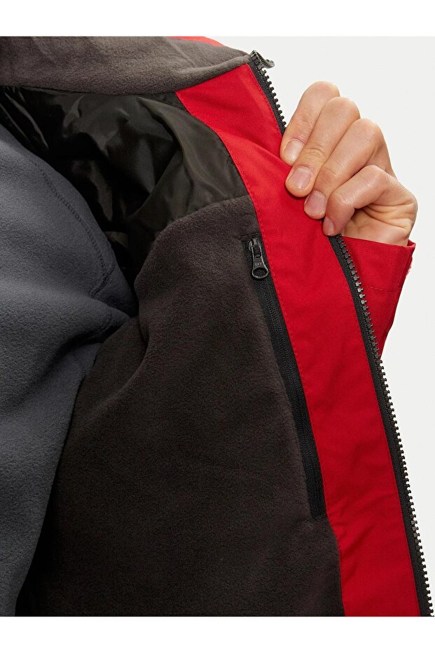 Crew Hooded Midlayer Erkek Mont 2-HHA.34442 - 5