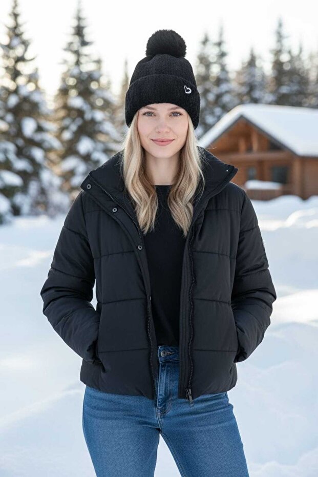 Kadın Peluş Bere - 1