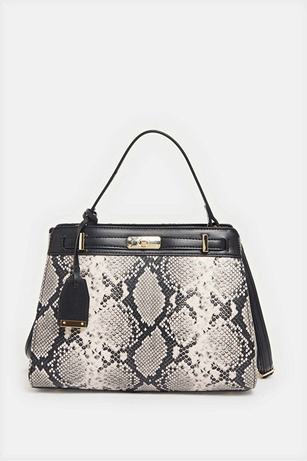 Women Brown Snake Handbag