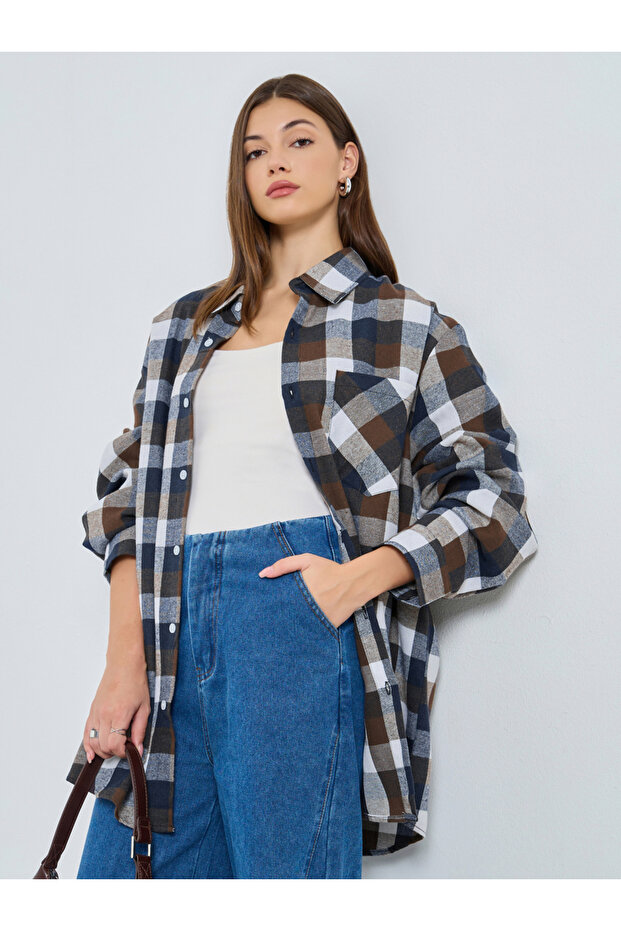 Women Checked Long Sleeve Shirt