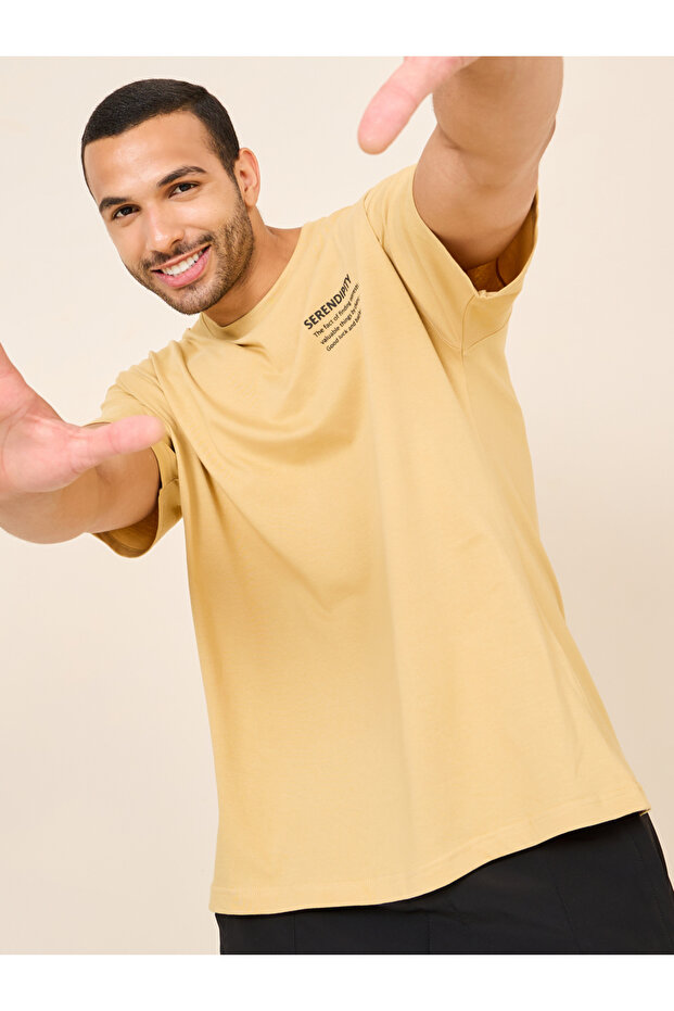 Minimal Chest HD Text Slogan Oversized T-Shirt