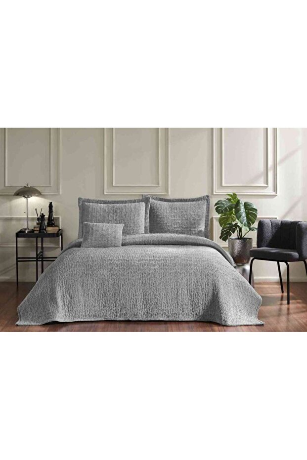 Bedspread Pold Gray Double Size - 1