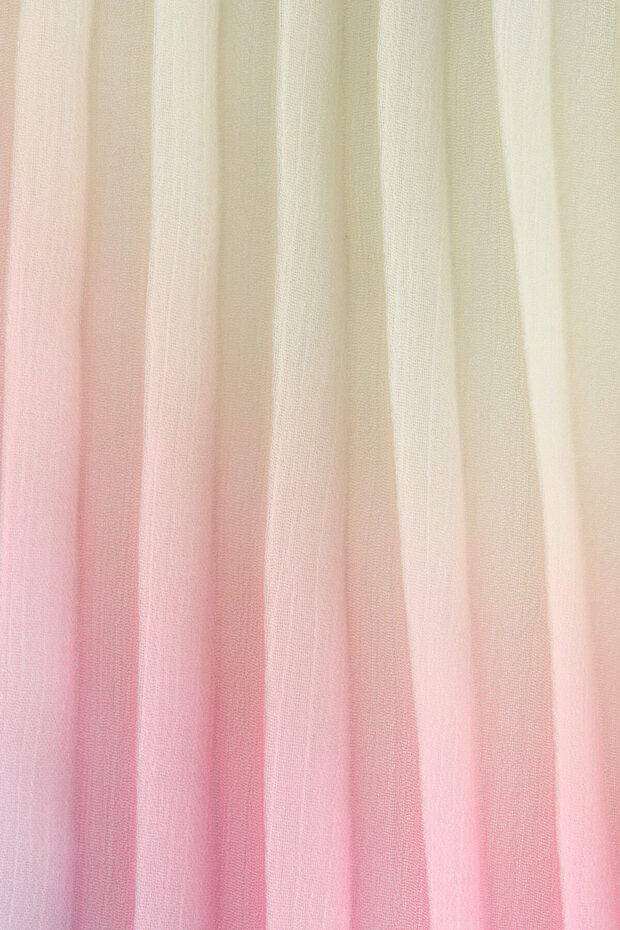 Pliseli Şifon Elbise - 2