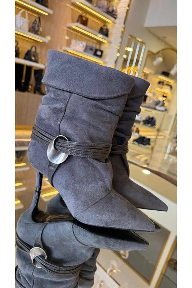 Imported Women's Genuine Leather Suede Boots