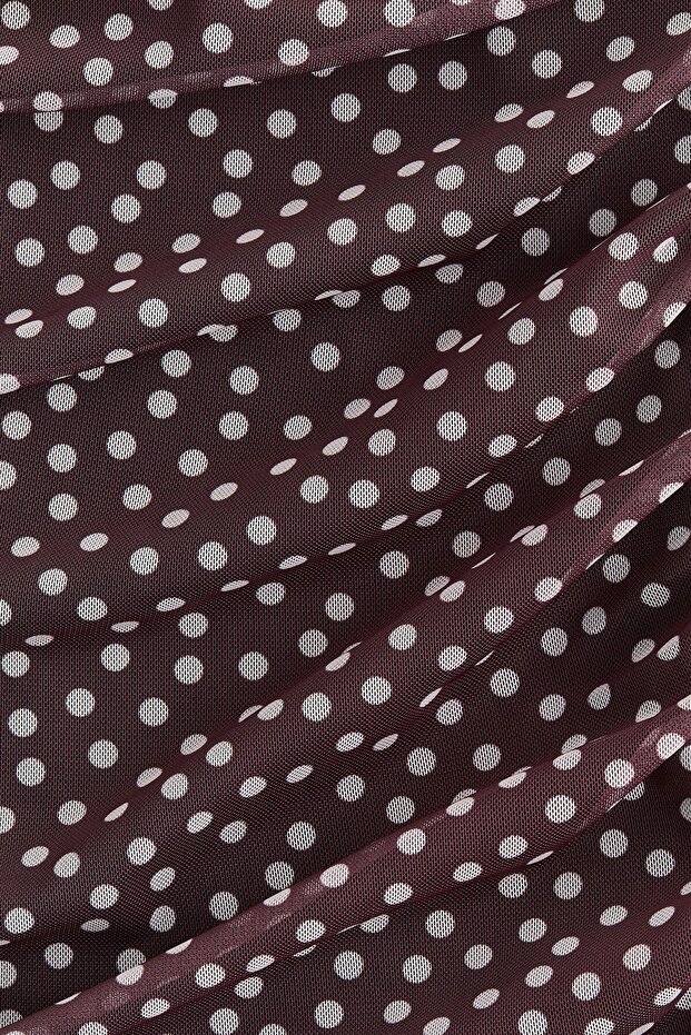 Drapeli File Elbise - 2