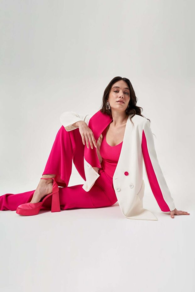 Çift Renkli Krep Takım 8712 - 1