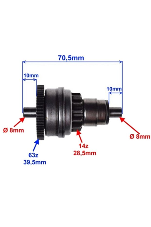 Bendix Piaggio Zip 50cc, 2T - 2