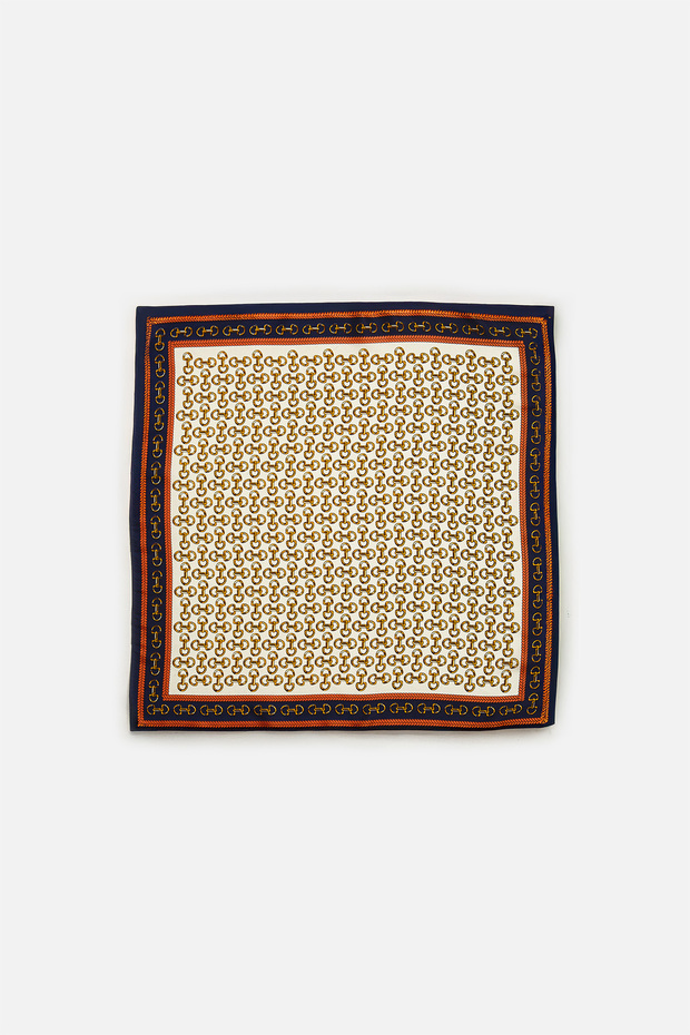 Patterned Scarf 70×70 cm