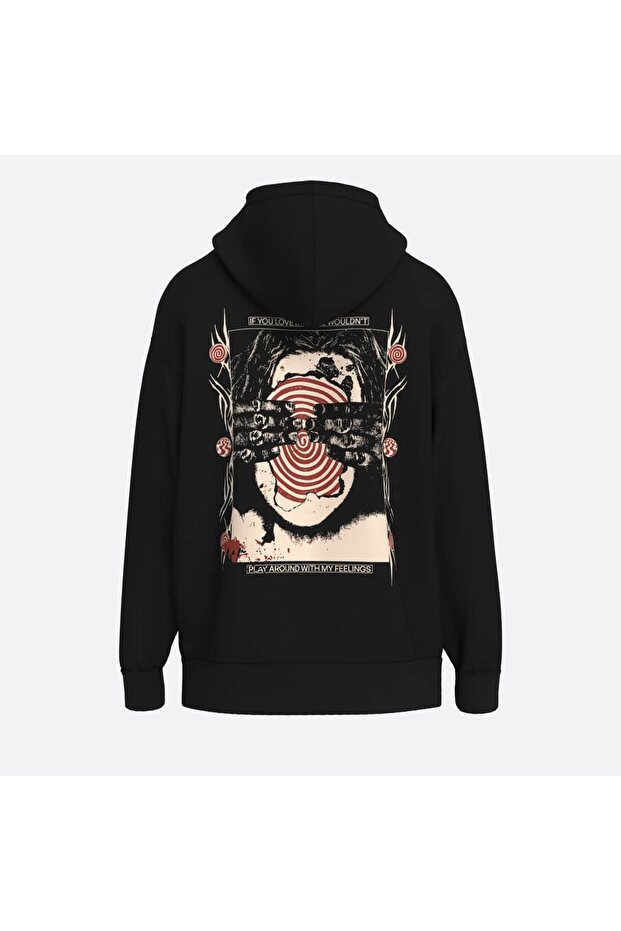 Play Around with My Feelings Oversized Hoodie