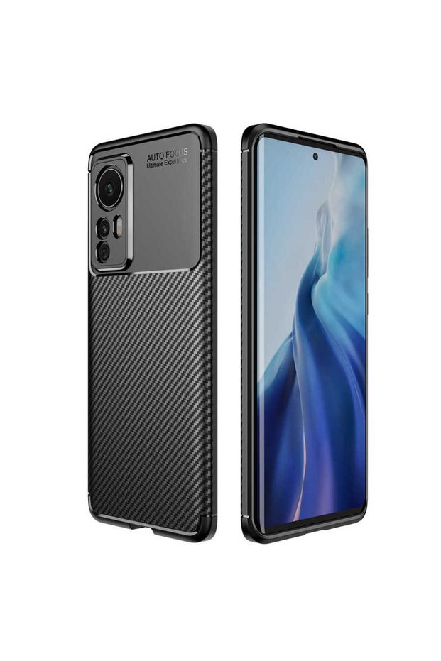 Mi 12 Case Senk Silicone Cover - Black