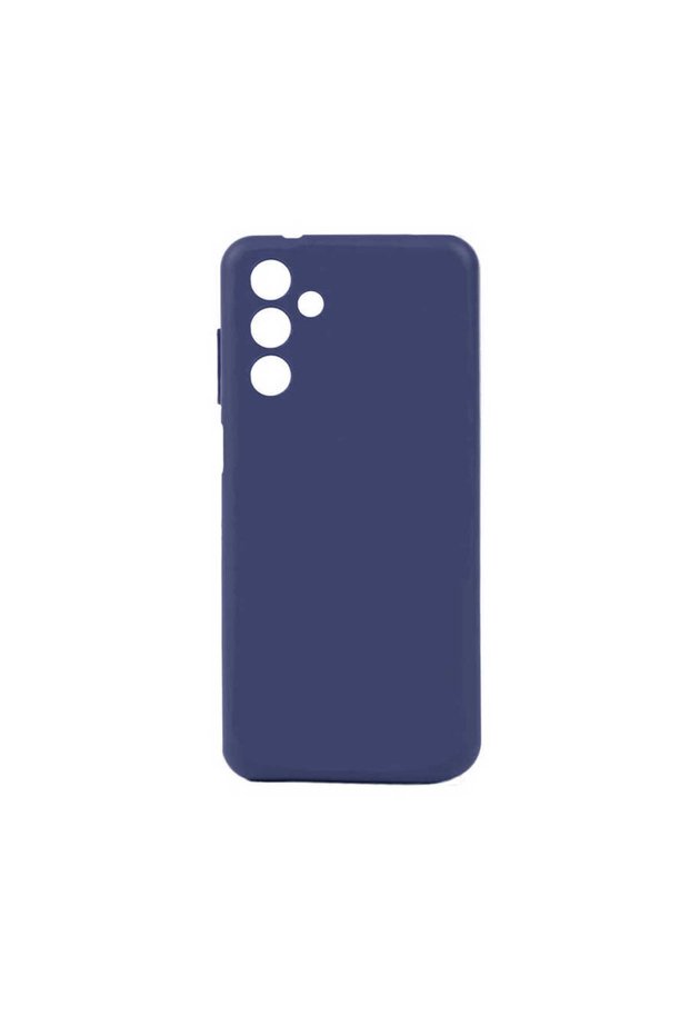 Galaxy A04S Case Senk Bias Tape Silicone - Navy Blue