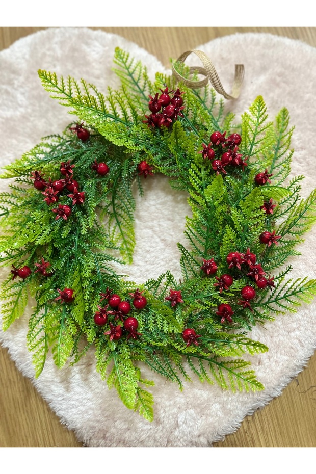 Nar Kokinalı 35cm Yılbaşı Kapı Süsü - 4