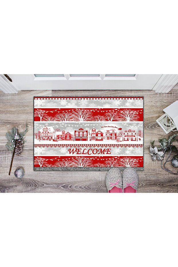 Yılbaşı Özel Kapı Önü Paspas - 1