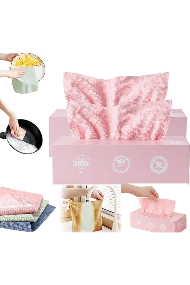 20 pcs Microfiber Cleaning Cloth with Box