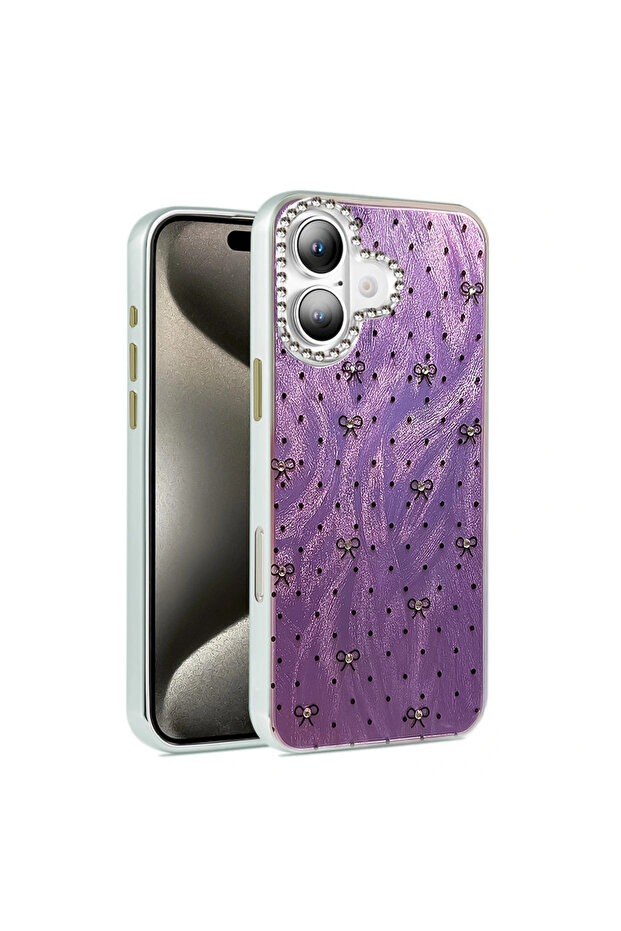 iPhone 16 Case Blade Mirrored Pattern Cover - Pattern 2 - 1