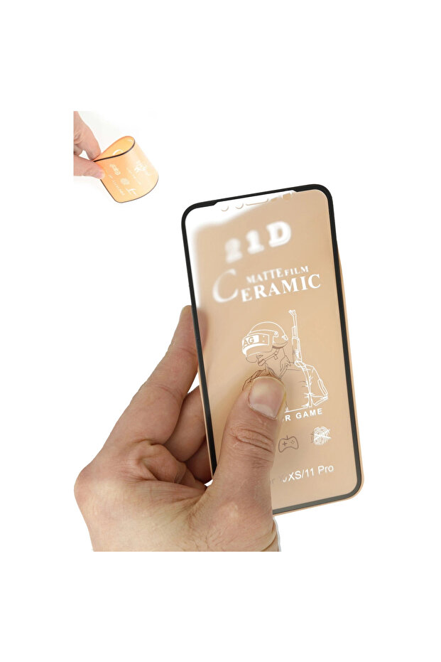 واقي شاشة نانو سيراميك مطفي لهاتف آيفون 14 بلس - 3