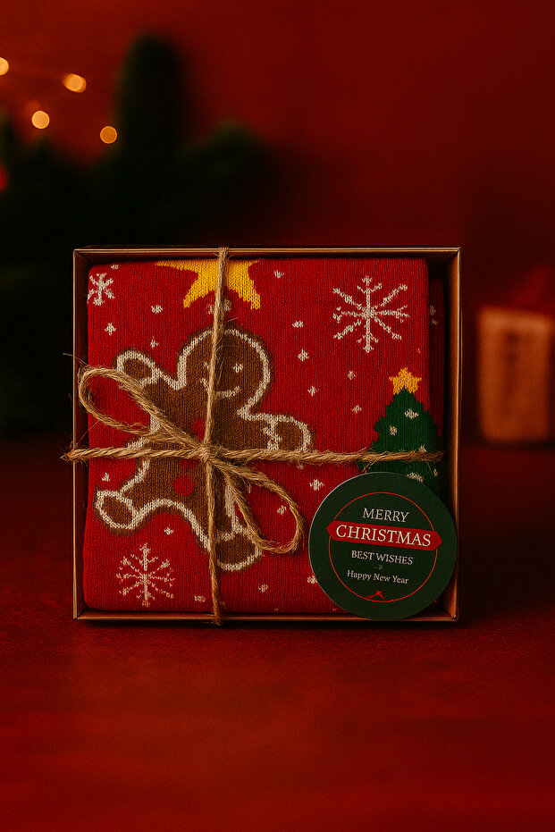 Boxed Christmas Gift - Unisex Christmas Socks - Boxed Gift Socks