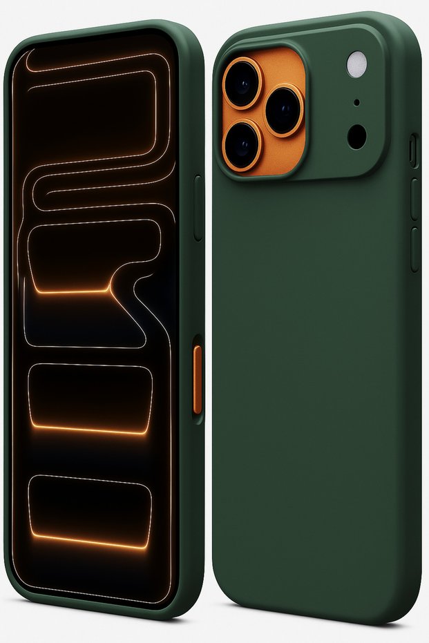 iPhone 17 Pro Max Case with Velvet Interior and Raised Screen and Camera Protection Launch Silicone Cover
